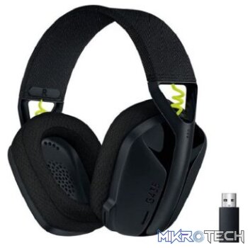 Logitech G435 Lightspeed and Bluetooth Wireless Gaming Headset  Black